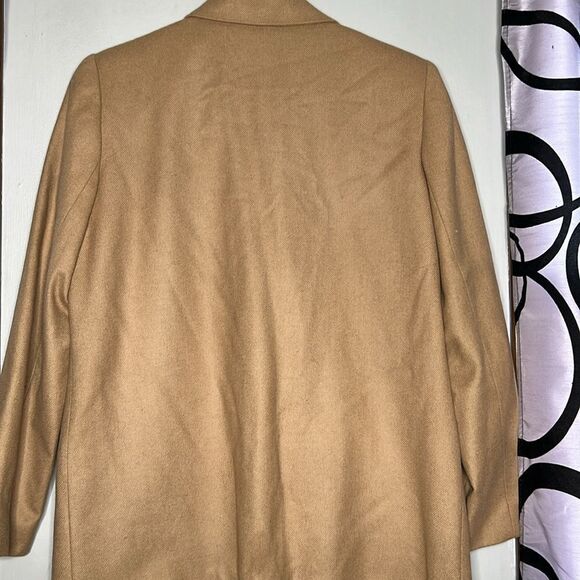 Sag Harbor Petite Tan 100% Wool Jacket / Blazer 6P - Picture 10 of 11